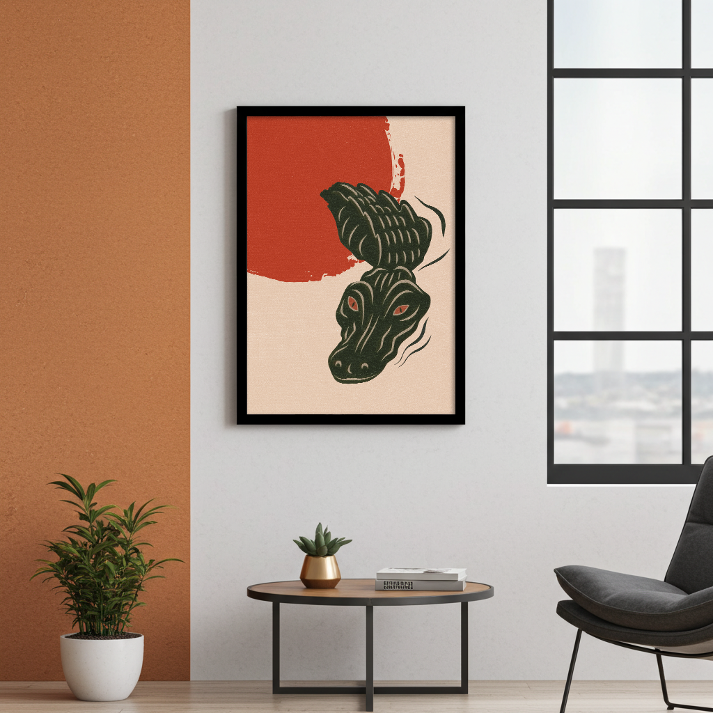 Rohe Wildnis - Roter Alligator