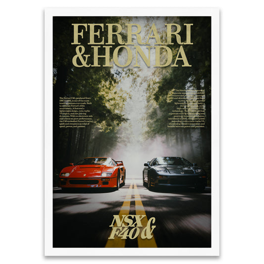 Rivalen der Strasse - Ferrari F40 x Honda NSX