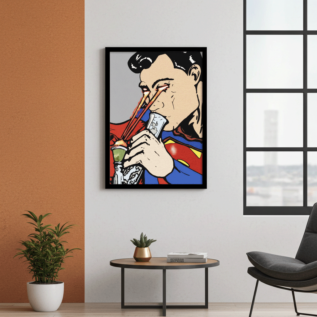 Superheld - Laser Feuer