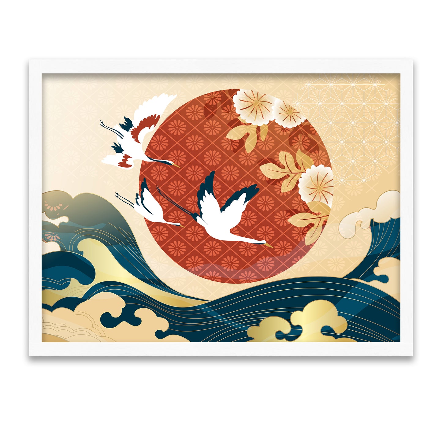 Rise and Splendor - Japanese Cranes