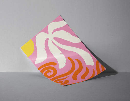 Groovy Swirl - Retro Palm