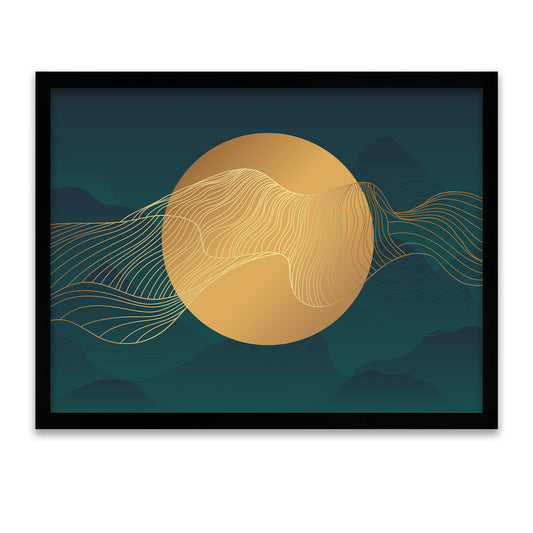 Golden Breath - Abstract Luxury Line