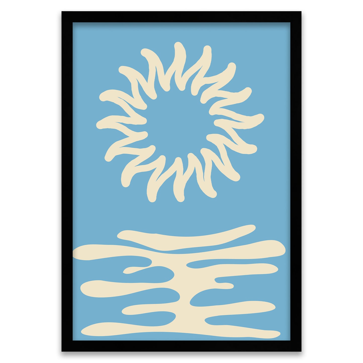 Groovy Sun - Retro Minimalist