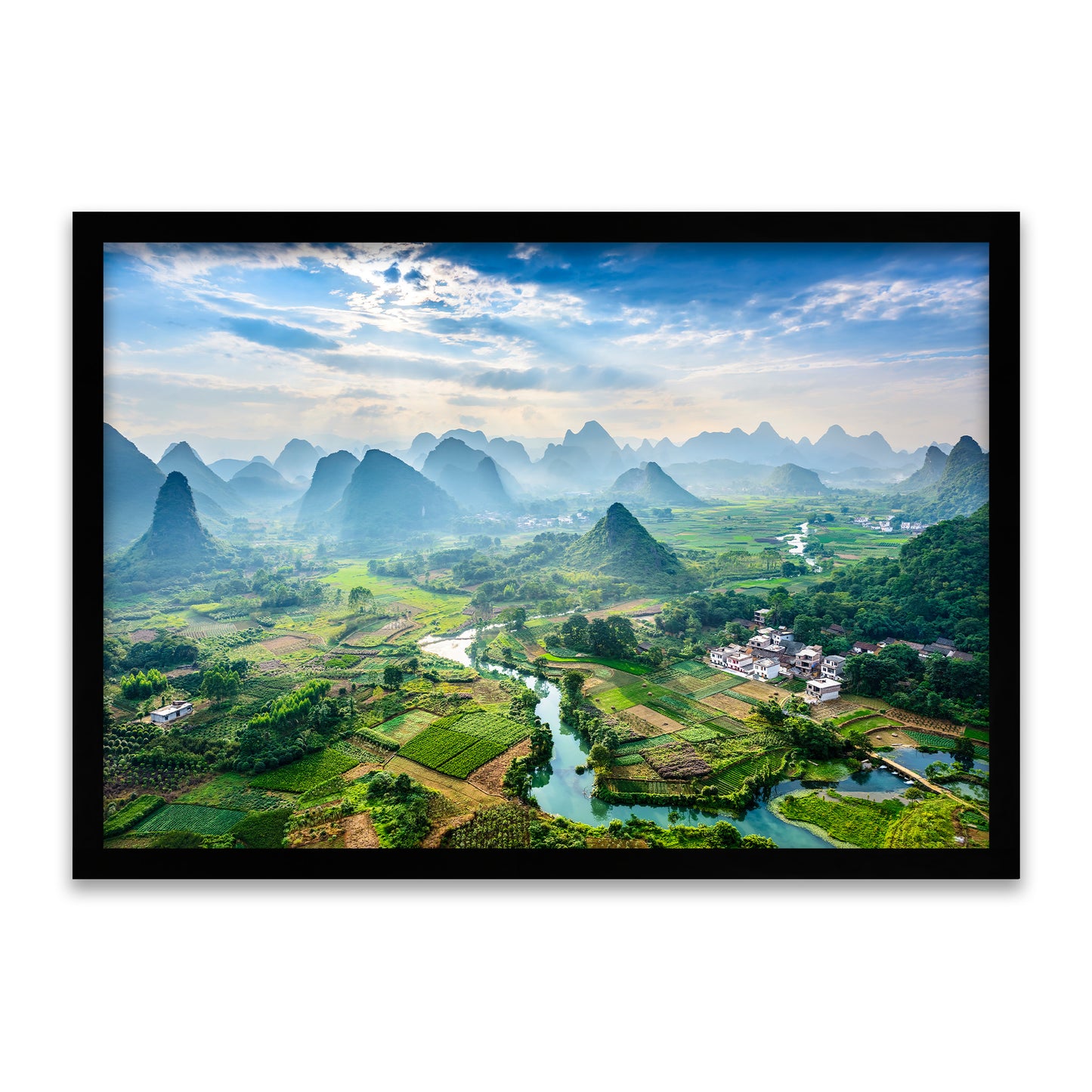 Guilin Landscape - Li River Karst Mountains
