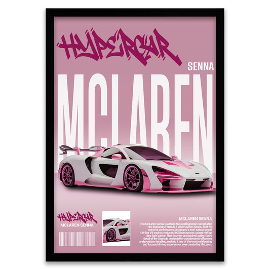 Pink Senna - McLaren Hypercar Legende