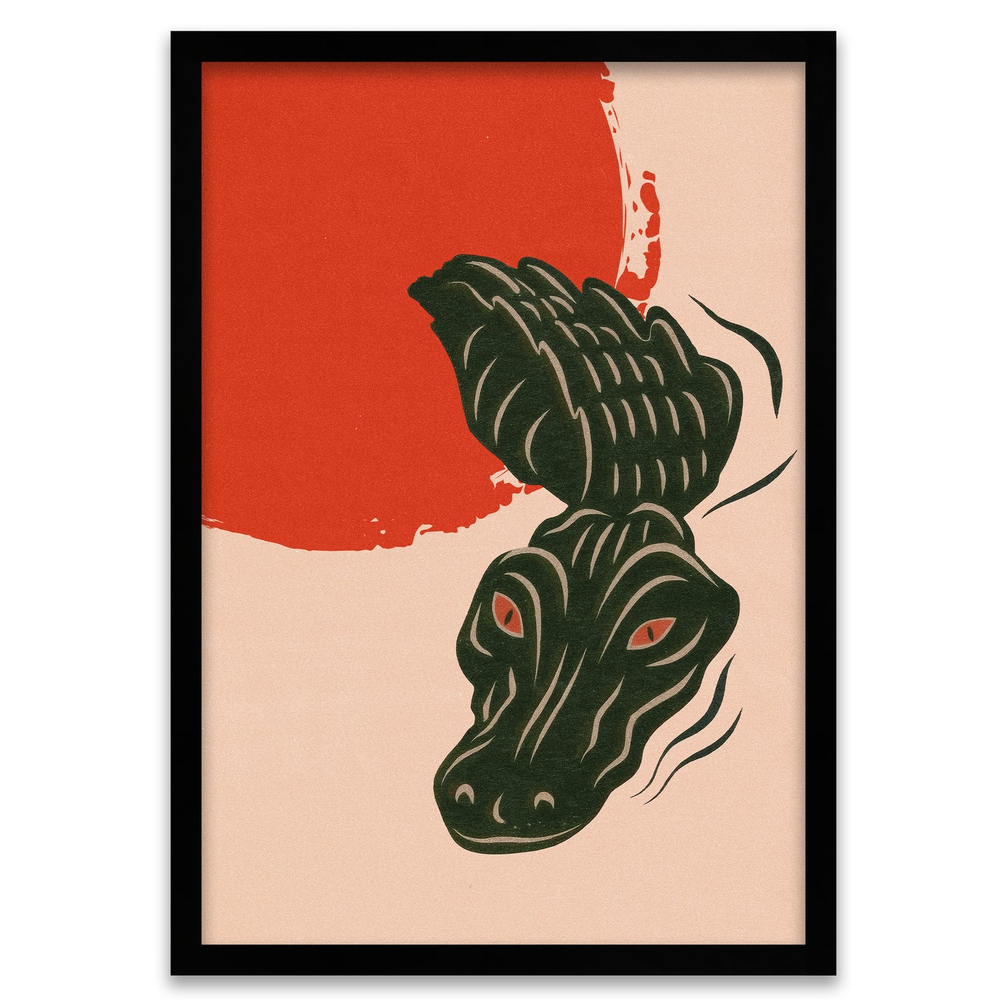 Rohe Wildnis - Roter Alligator