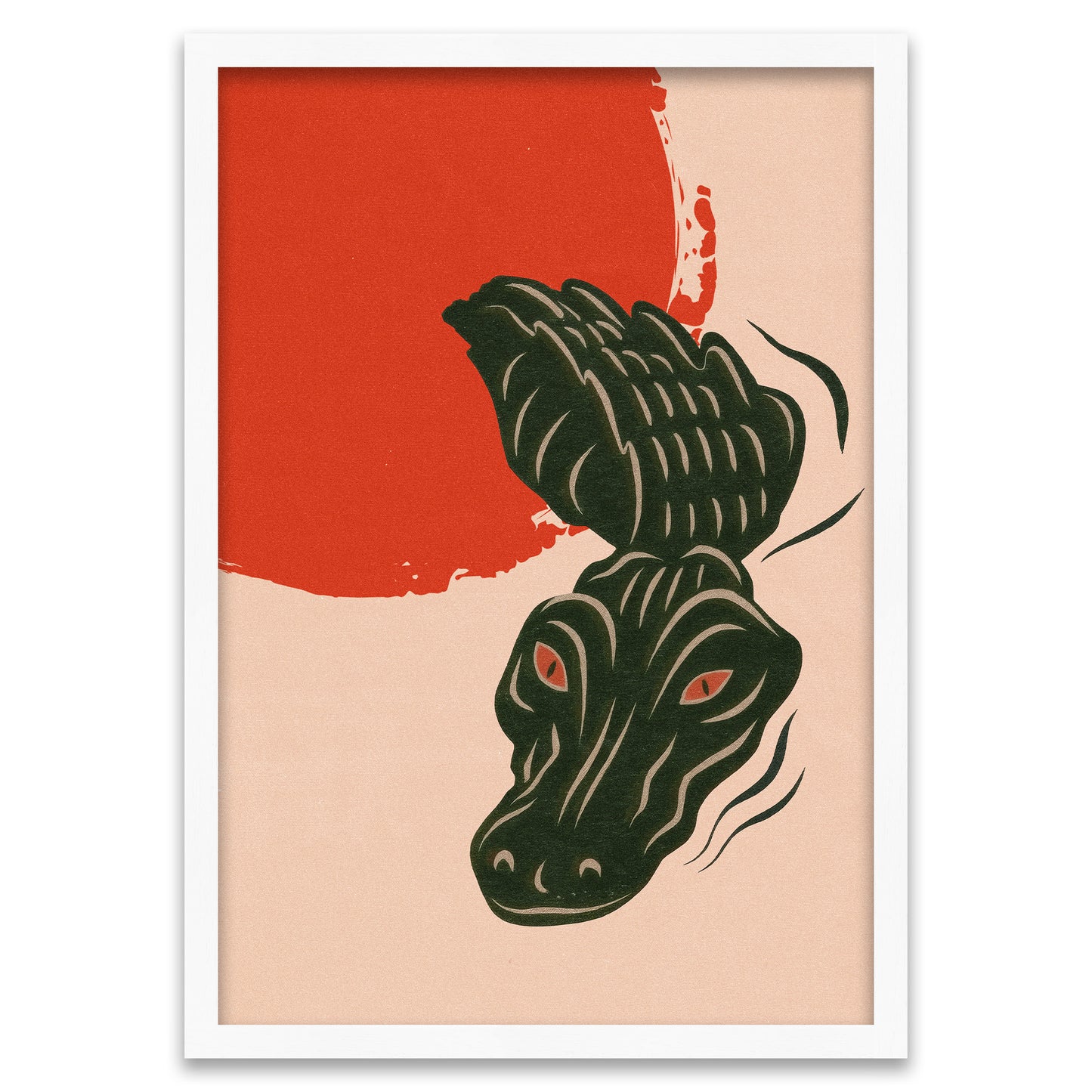 Rohe Wildnis - Roter Alligator