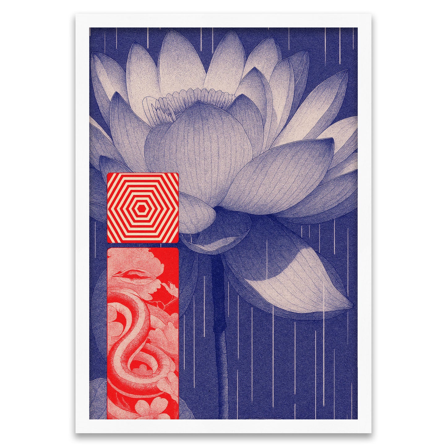 Mystical Contrast - Red Lotus Serpent