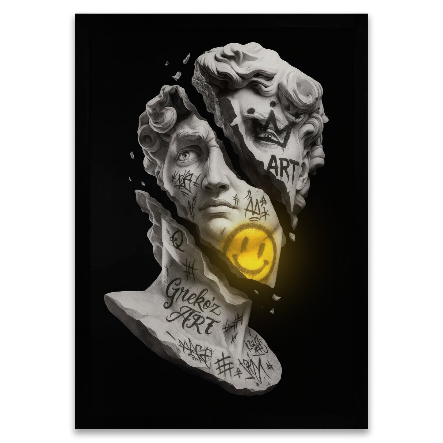 Zerschmettertes Ideal - Street Art David