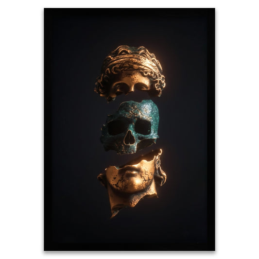 Memento Mori - Bronze Totenkopf