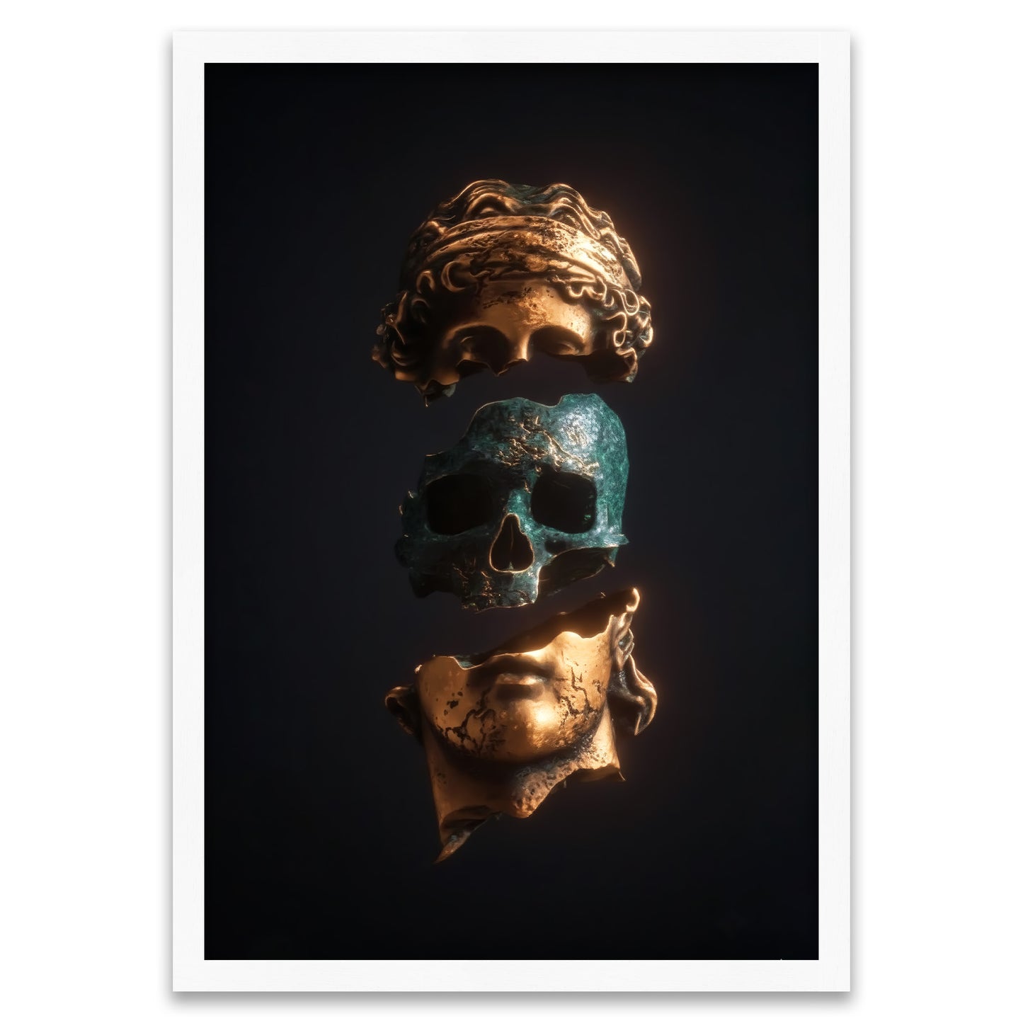 Memento Mori - Bronze Totenkopf