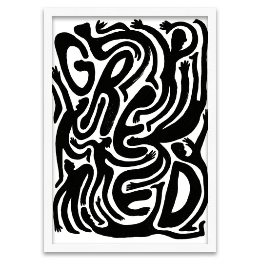 Greed - Menschliche Typografie