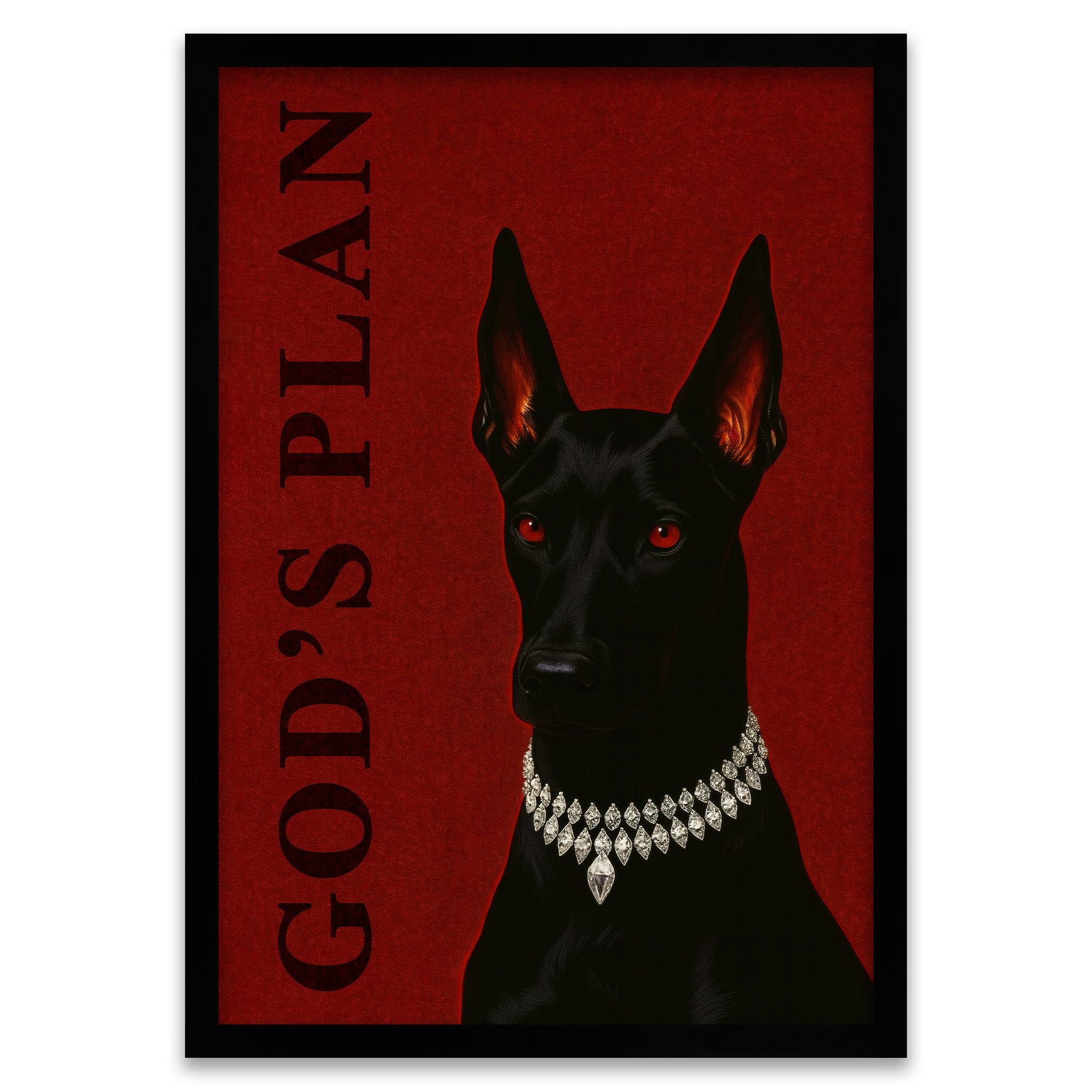 God's Plan - Diamant Dobermann