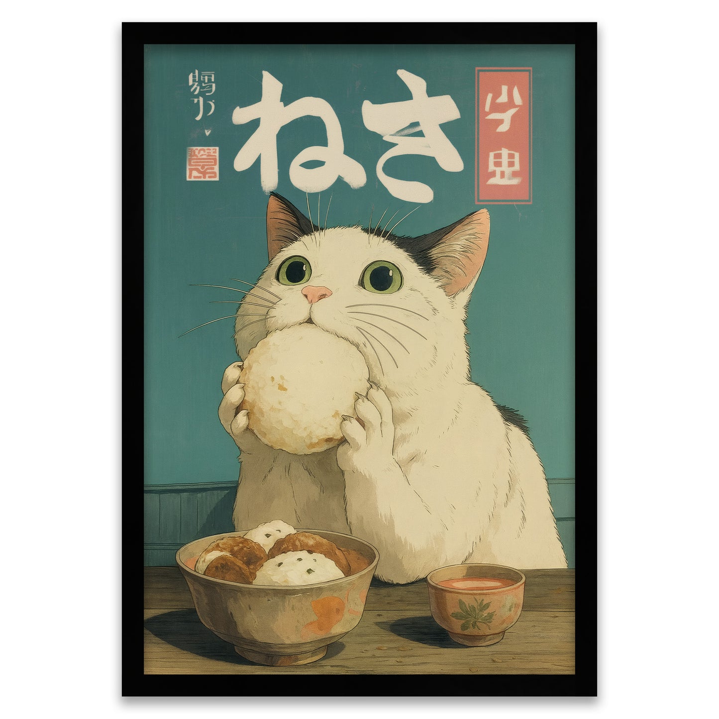 Reisbällchen Katze - Japanisches Diner