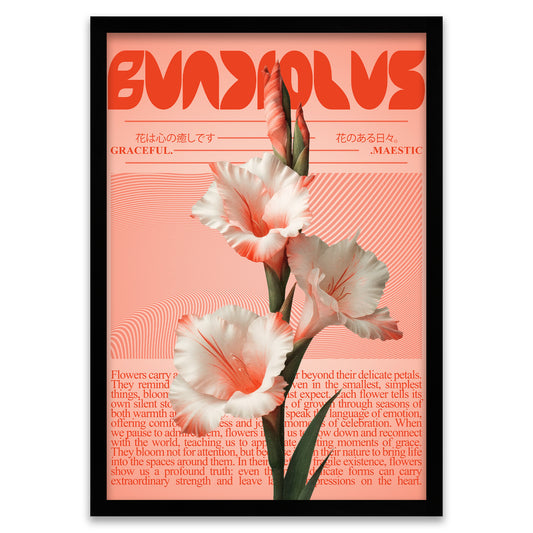 Moderne Botanik - Rosa Gladiole