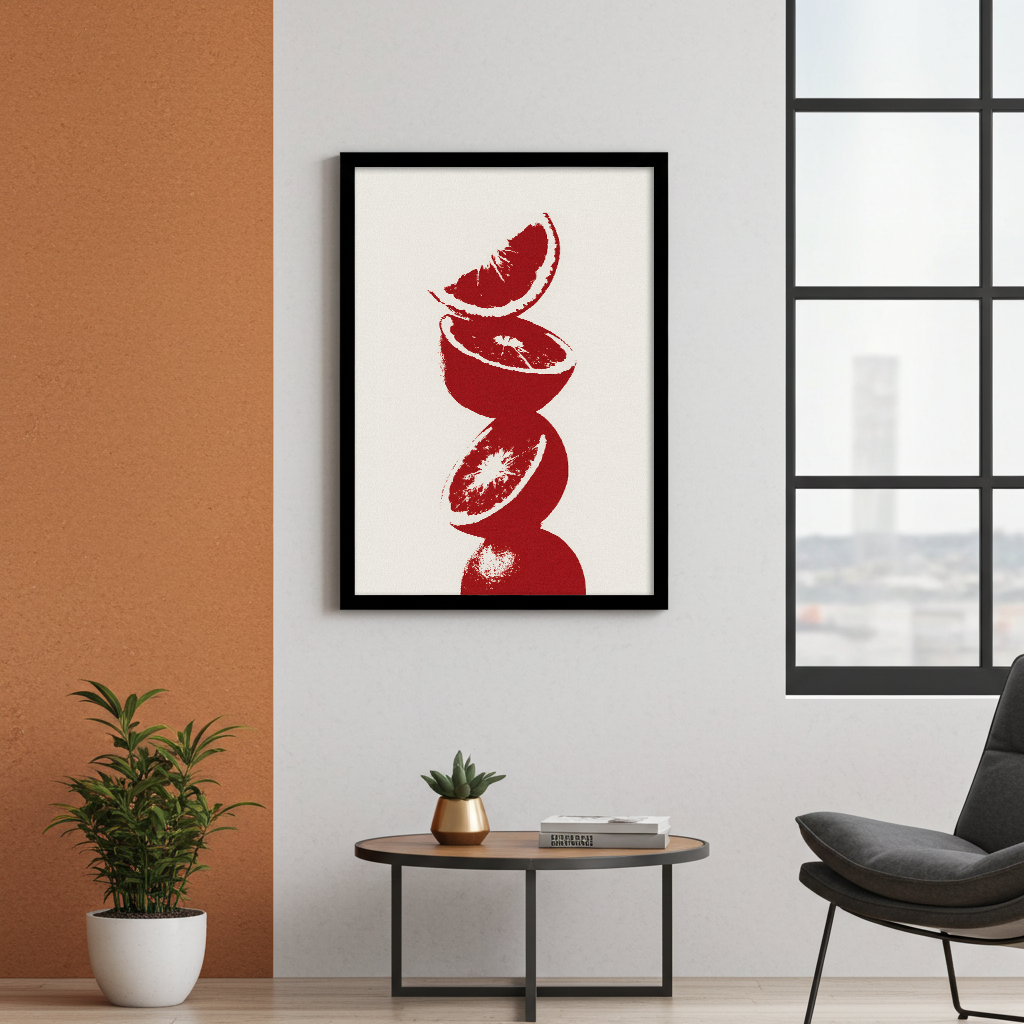 Pop Art Citrus - Red Orange Stack
