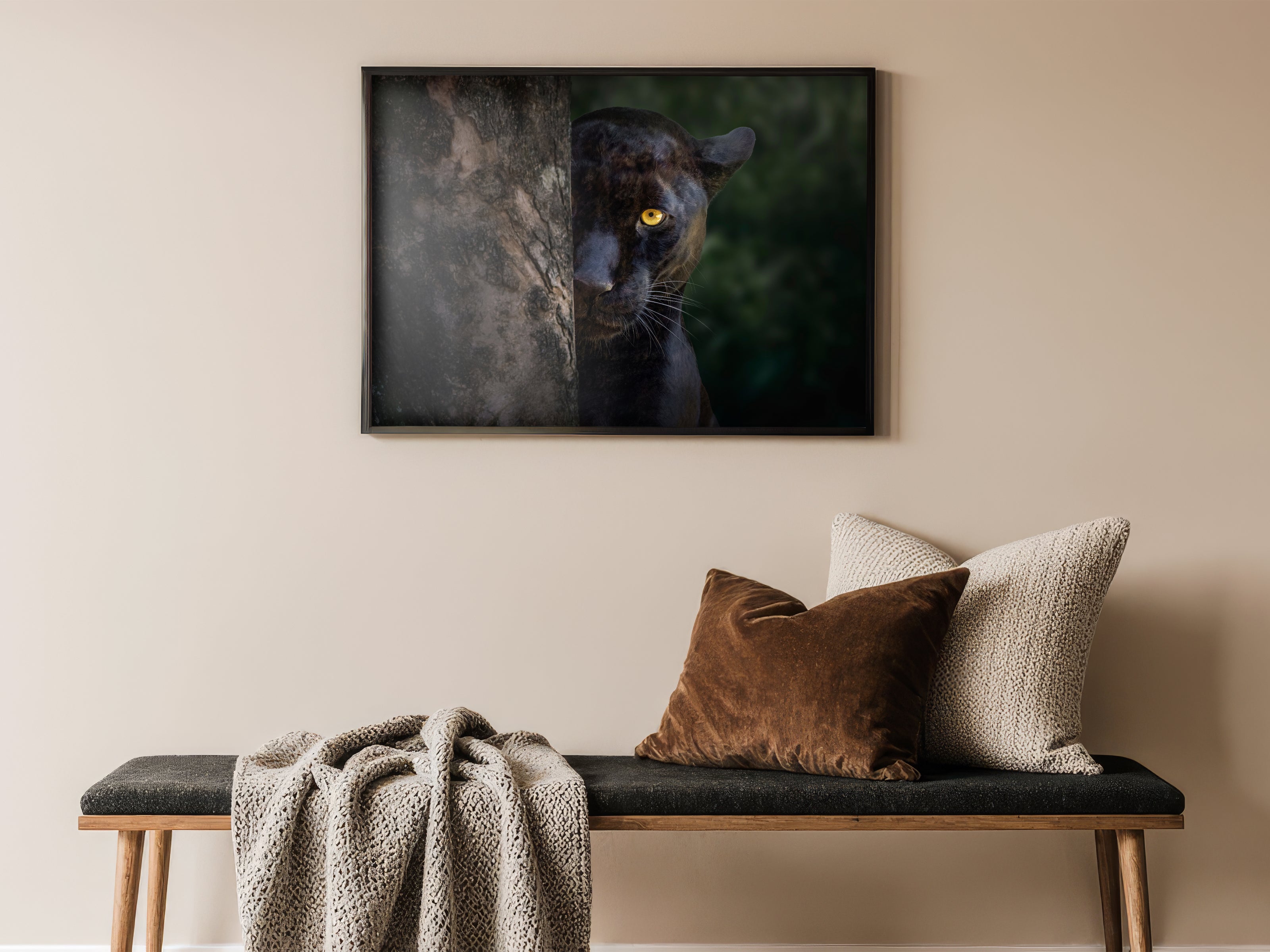 Instinctive Hunter - Black Panther Gaze