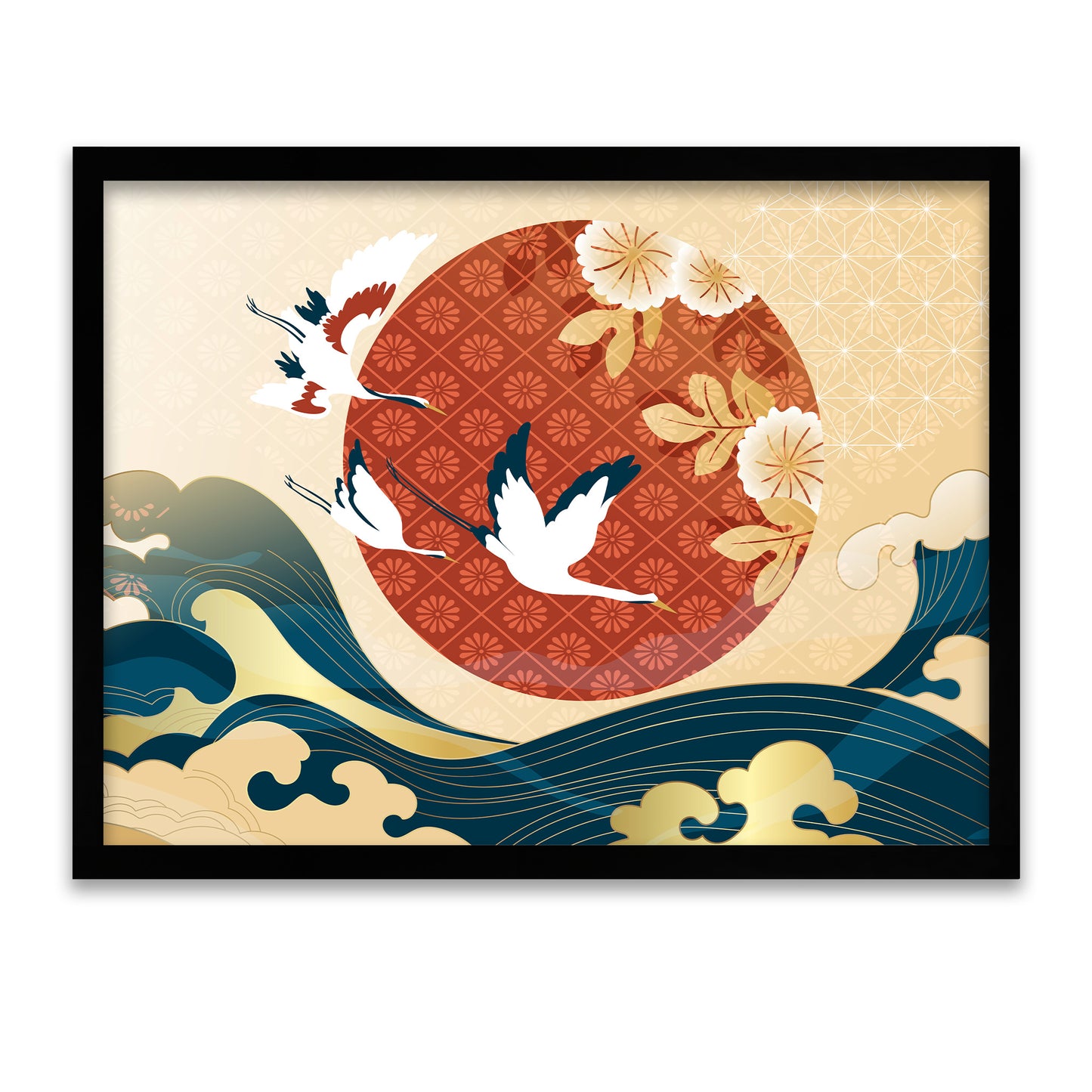 Rise and Splendor - Japanese Cranes