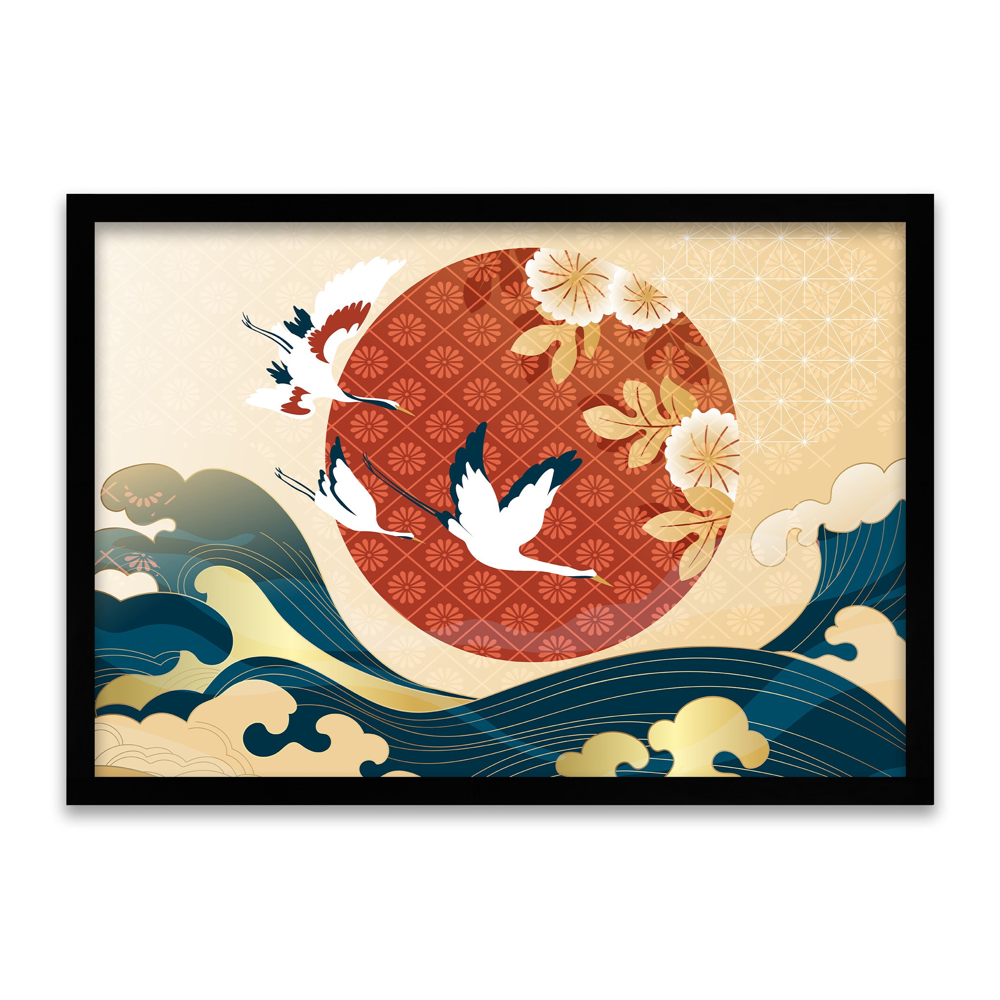 Rise and Splendor - Japanese Cranes