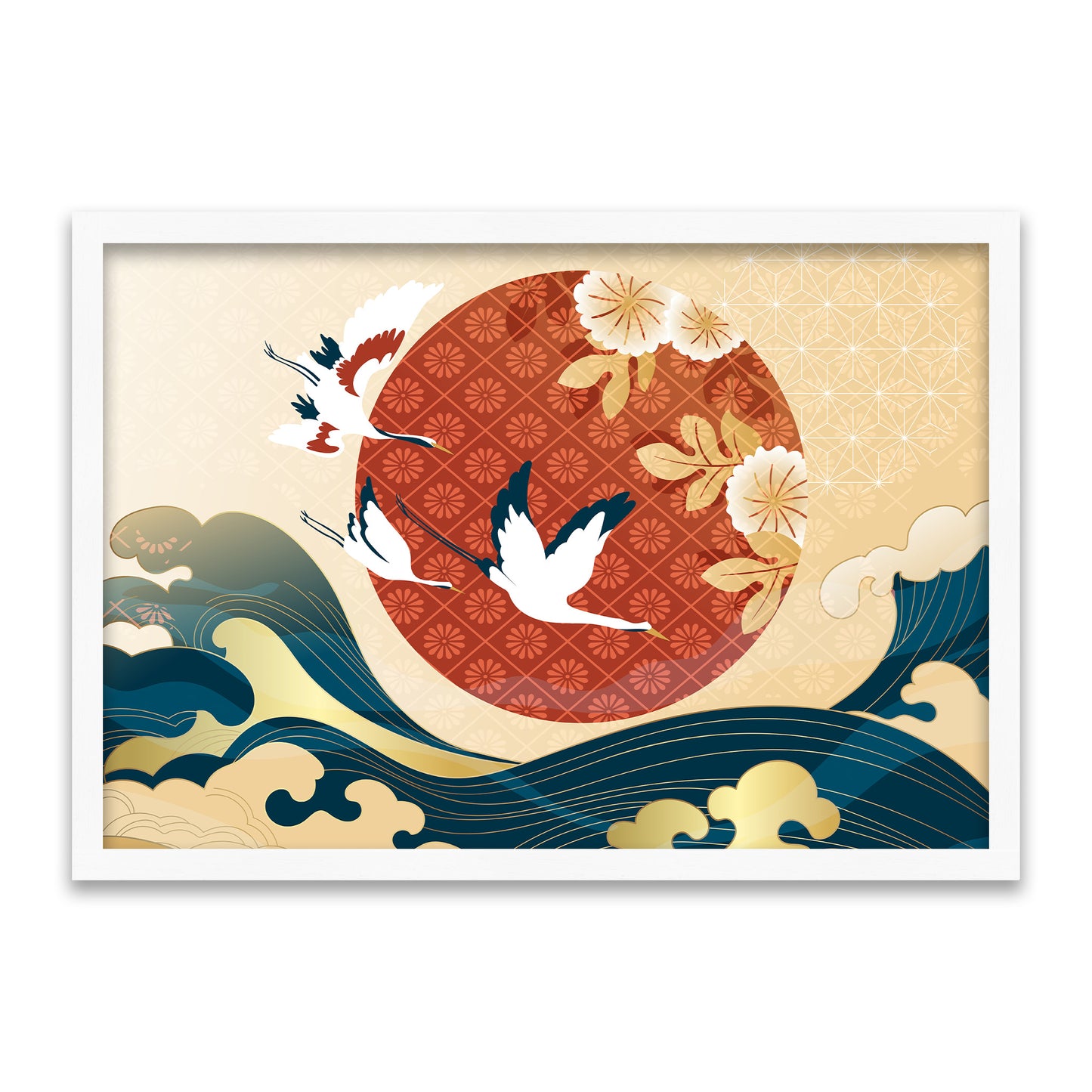 Rise and Splendor - Japanese Cranes