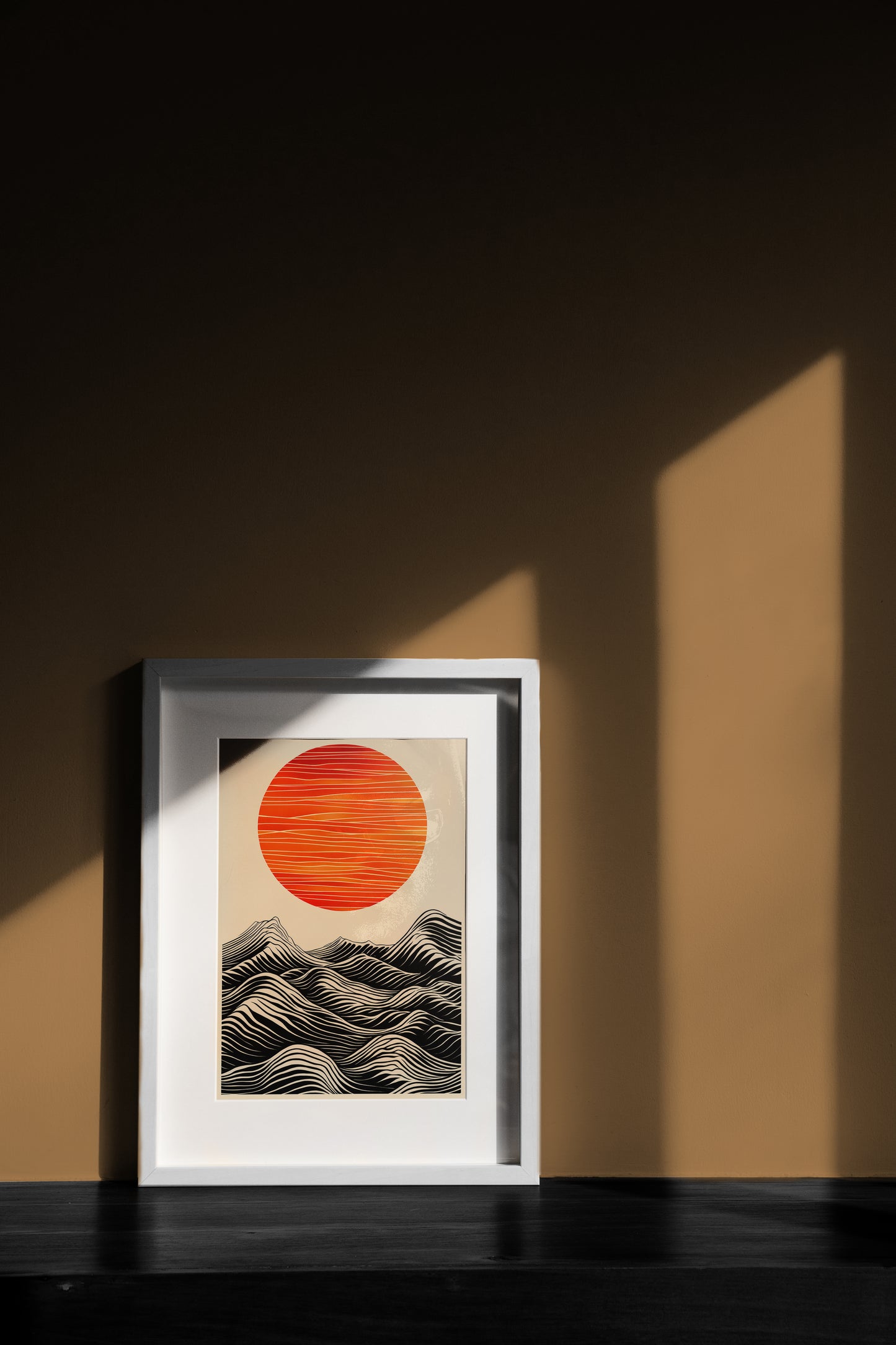 Wavy Horizon - Red Sun Motion