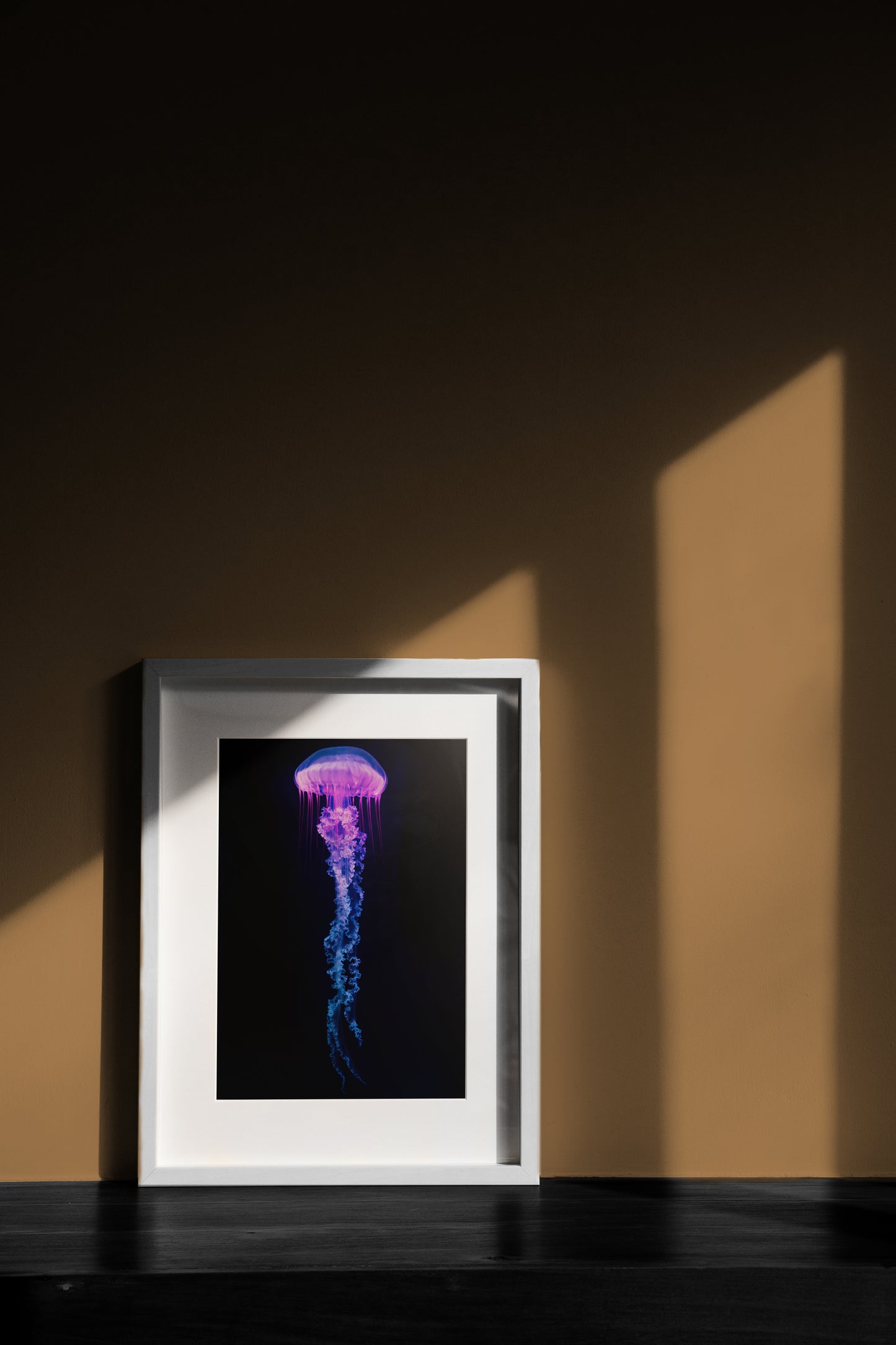 Cosmic Soul - Glowing Jellyfish Print
