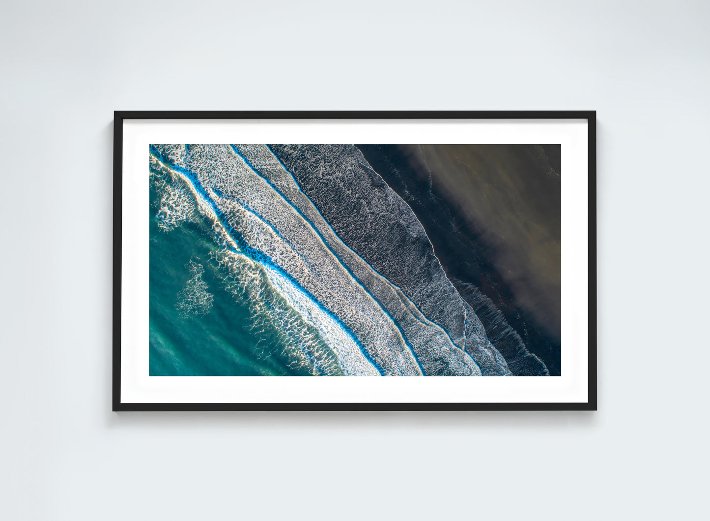 Ocean's Breath - Iceland Black Sand Aerial
