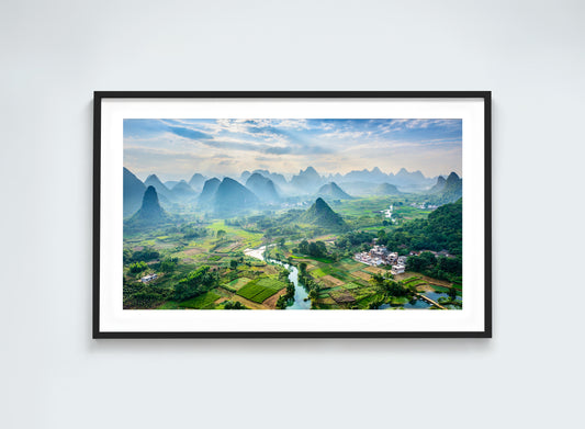 Guilin Landscape - Li River Karst Mountains