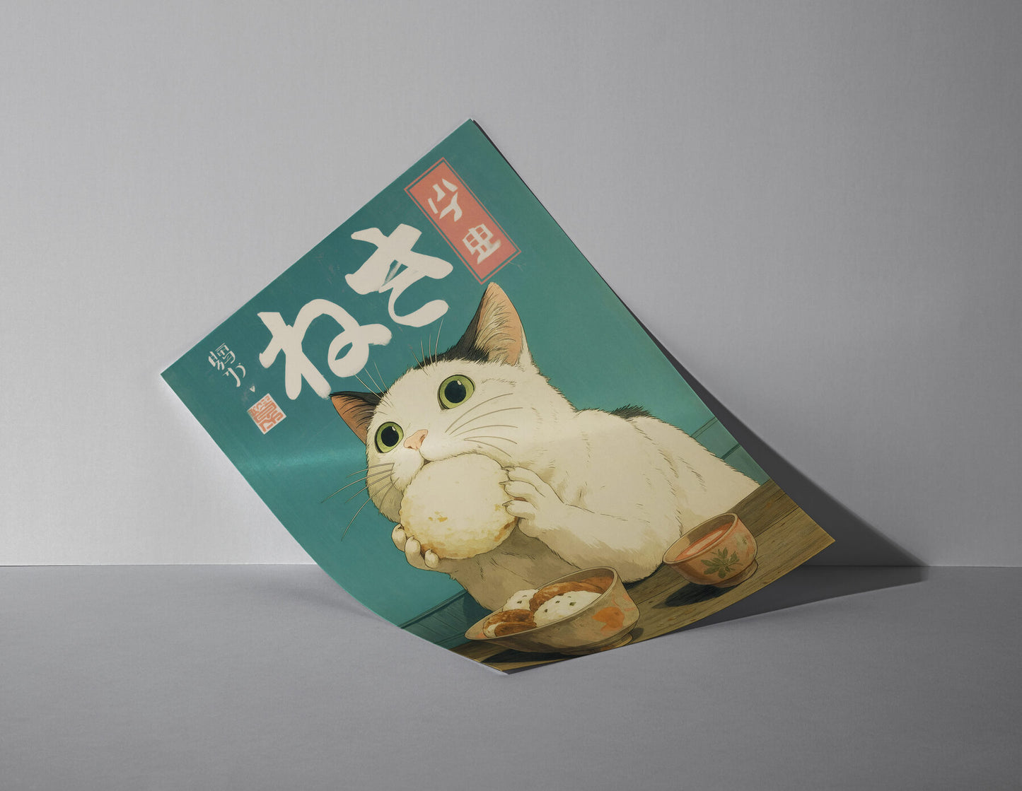 Rice Ball Cat - Japanese Diner