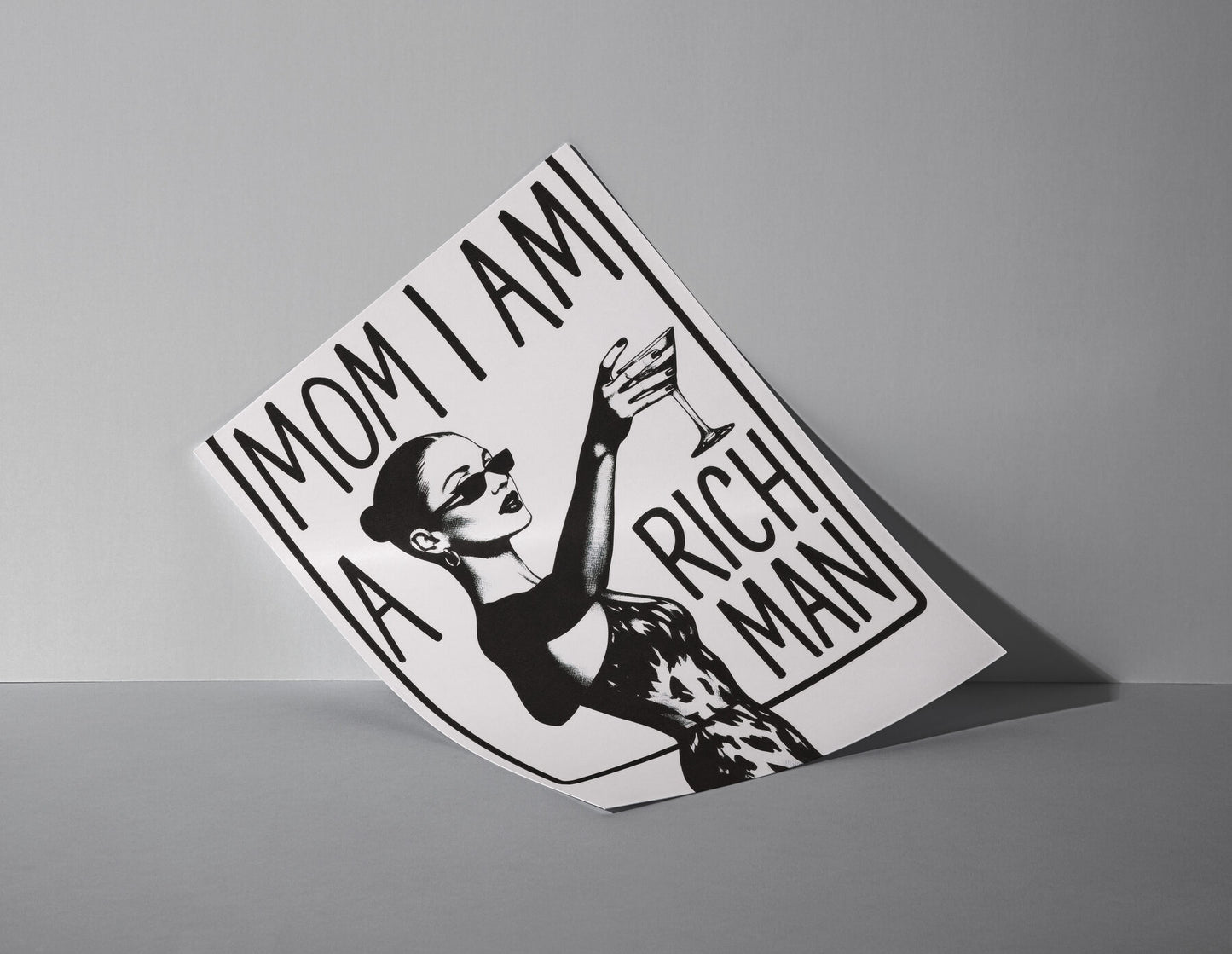 Ikonisches Zitat - I Am A Rich Man