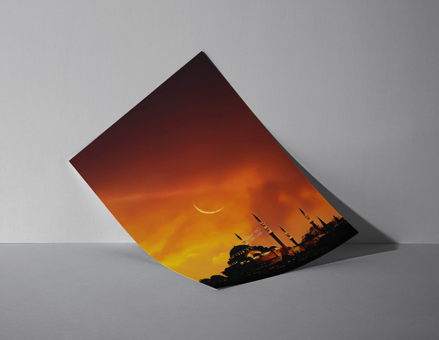 Mystical Night - Mosque Silhouette