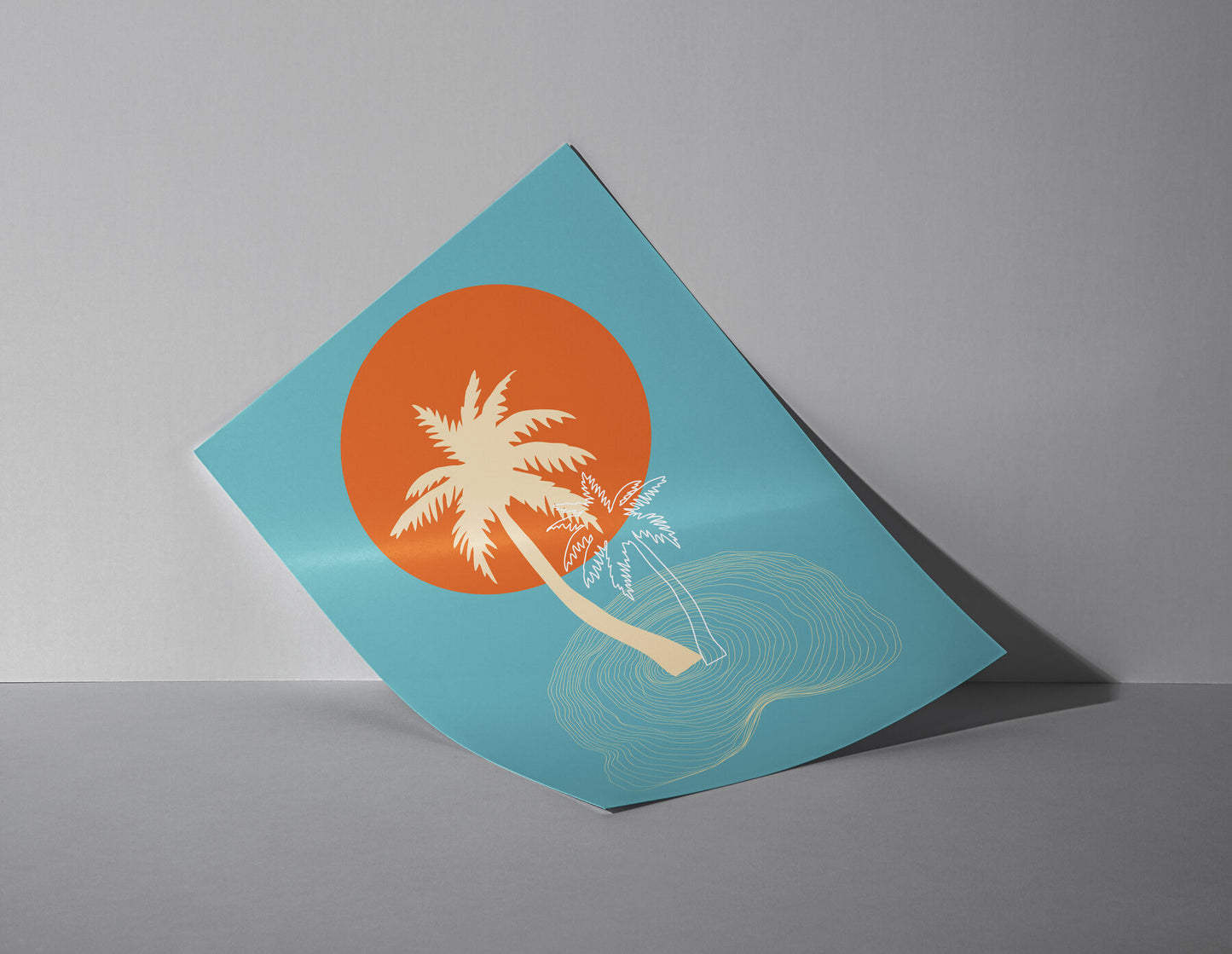 Orange Dream - Palm Sunset