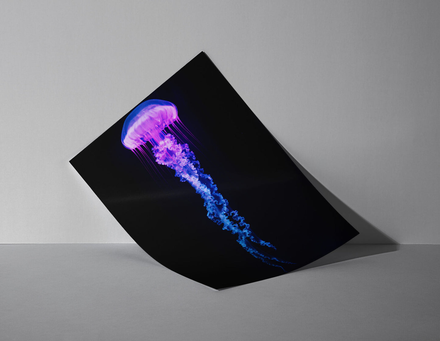Cosmic Soul - Glowing Jellyfish Print