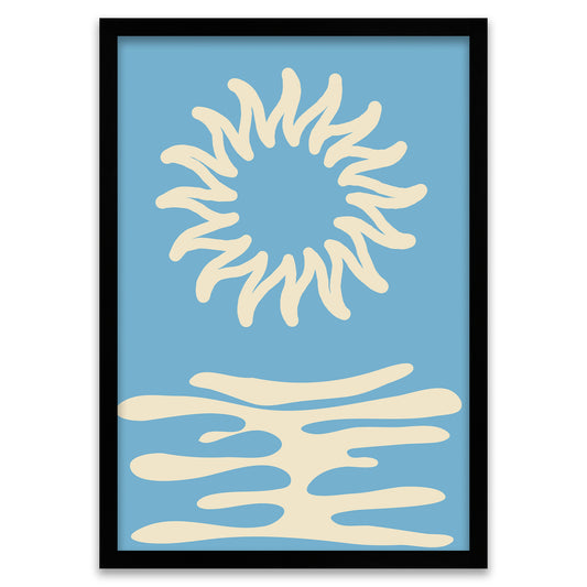 Groovy Sun - Retro Minimalist