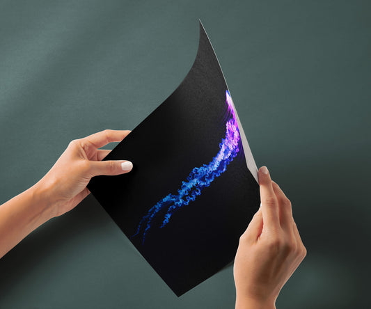 Cosmic Soul - Glowing Jellyfish Print