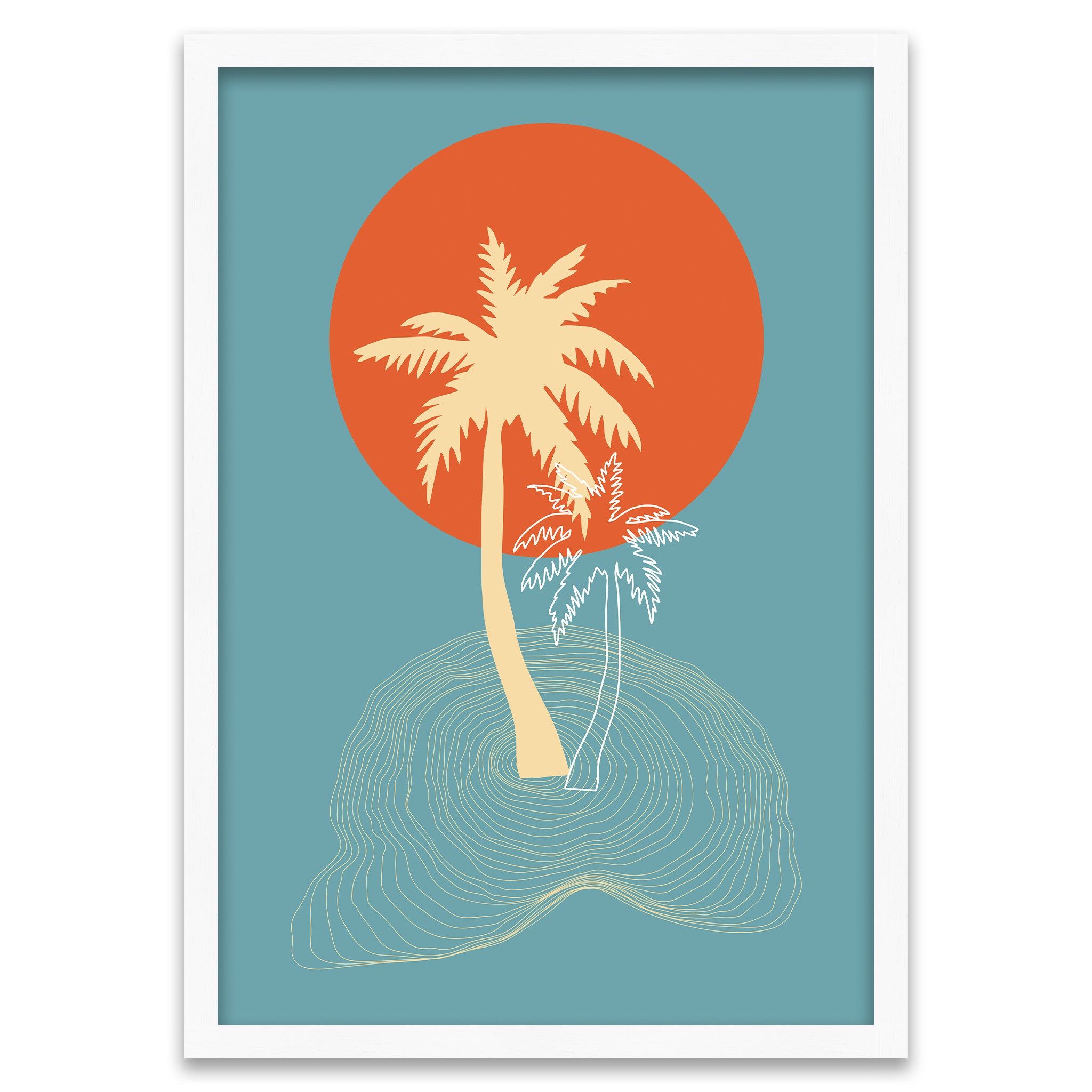 Orange Dream - Palm Sunset
