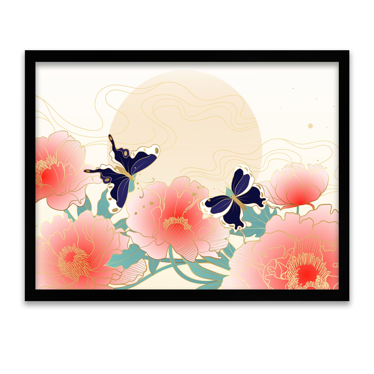 Pink Splendor - Elegant Japanese Floral
