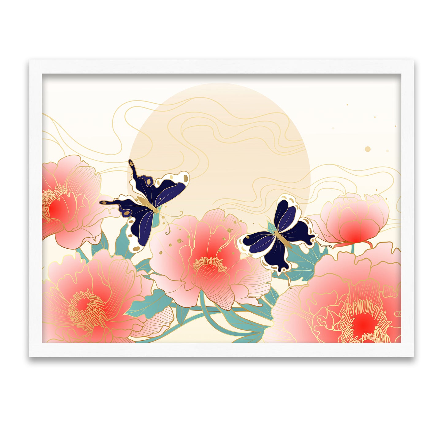 Pink Splendor - Elegant Japanese Floral