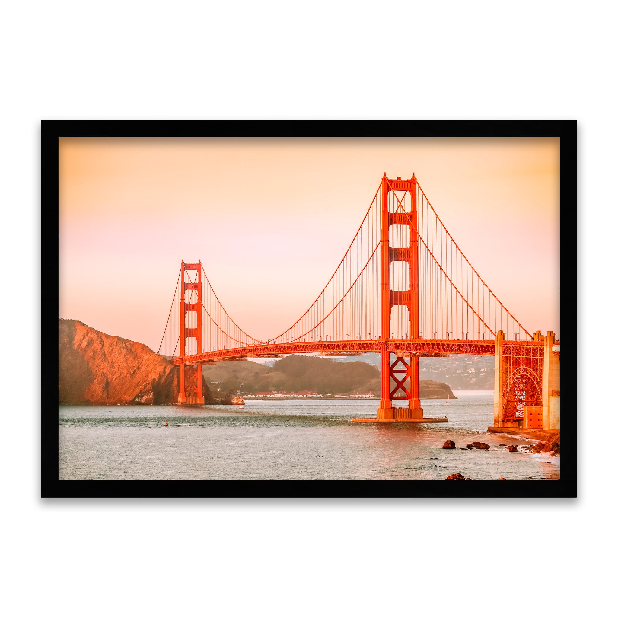 Roter Riese - Golden Gate Bridge Sonnenuntergang