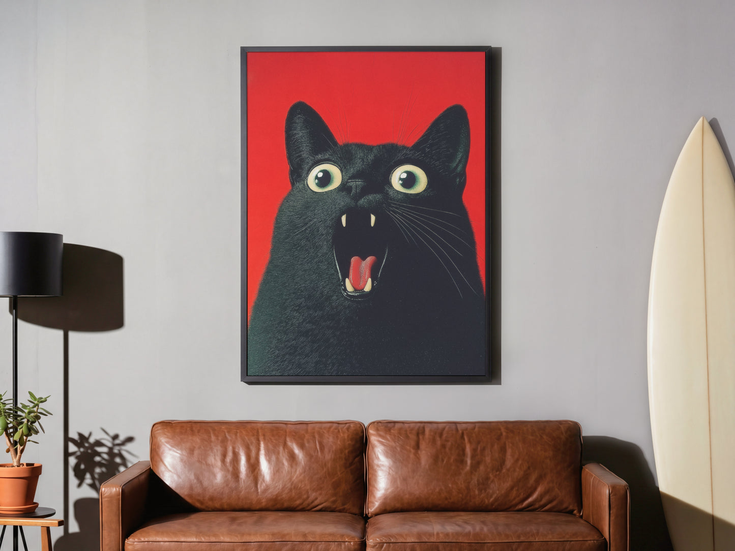 Scared Scream - Black Cat