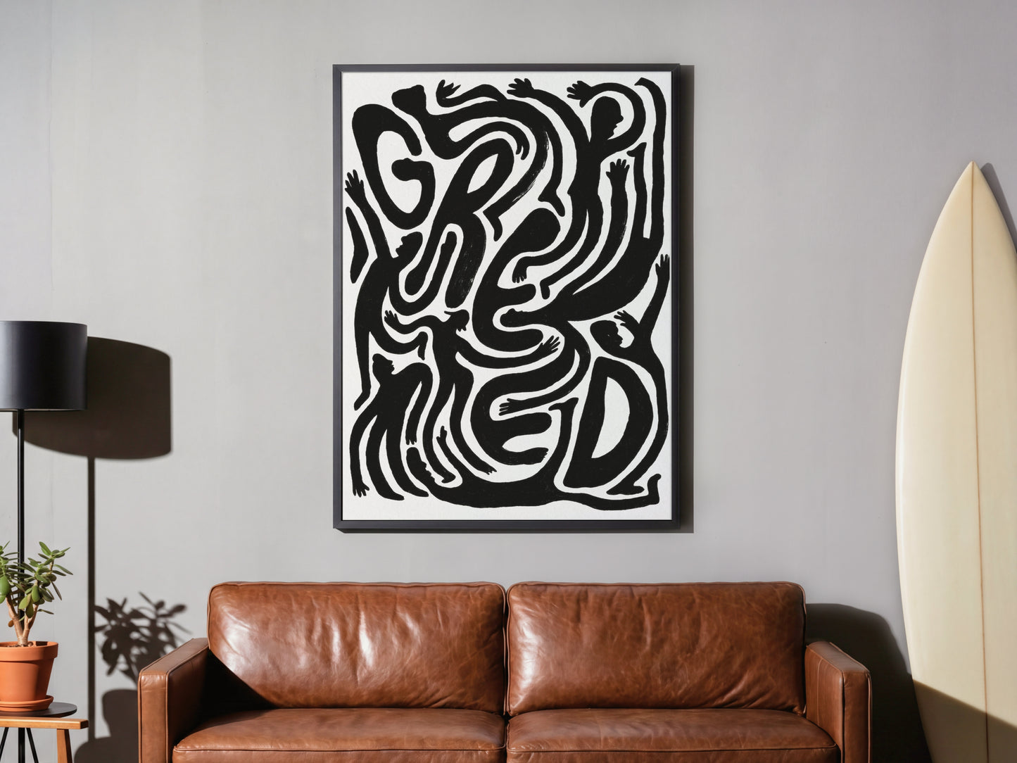 Greed - Human Typography