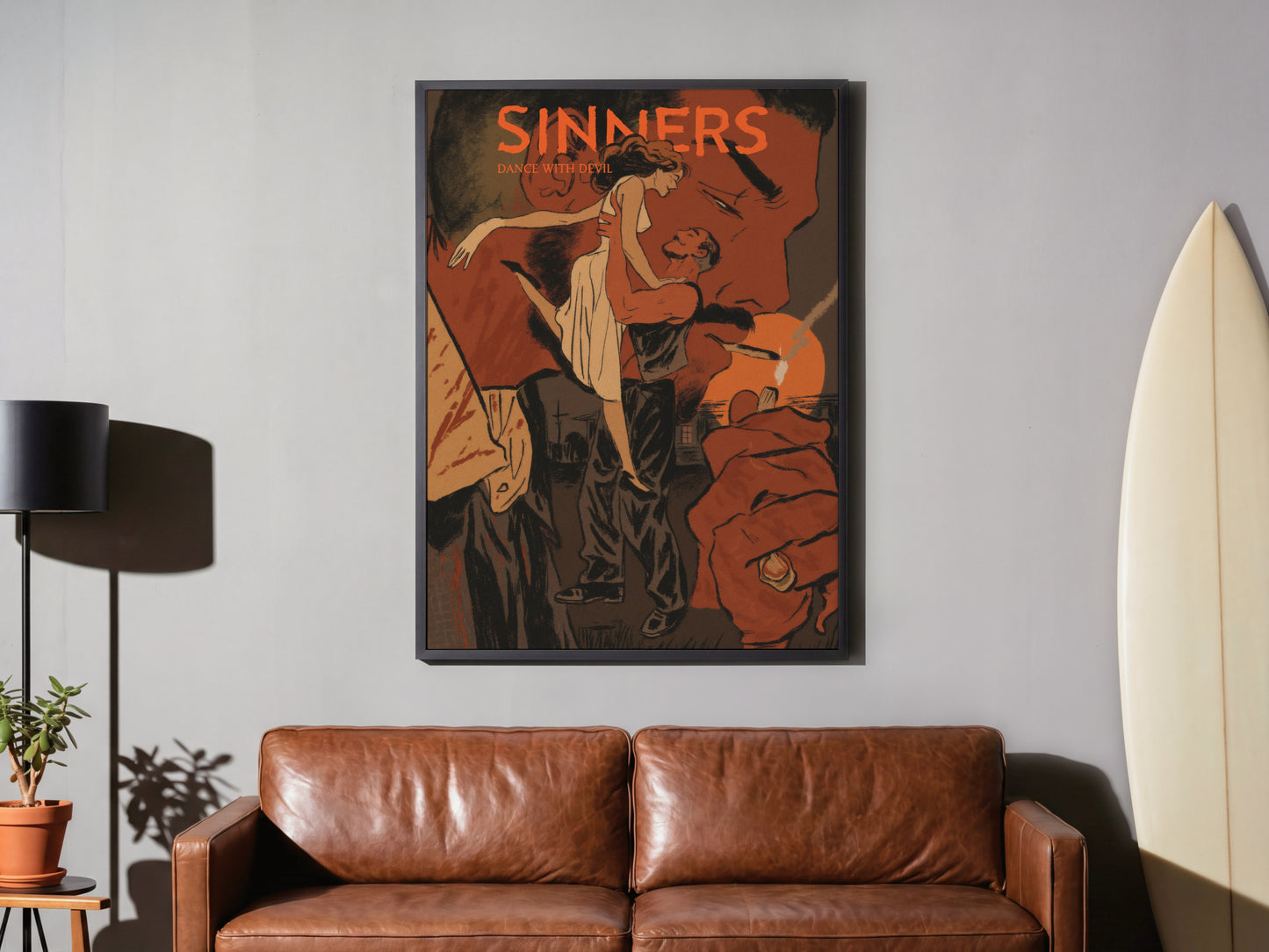 Dance with Devil - Pulp Illustration