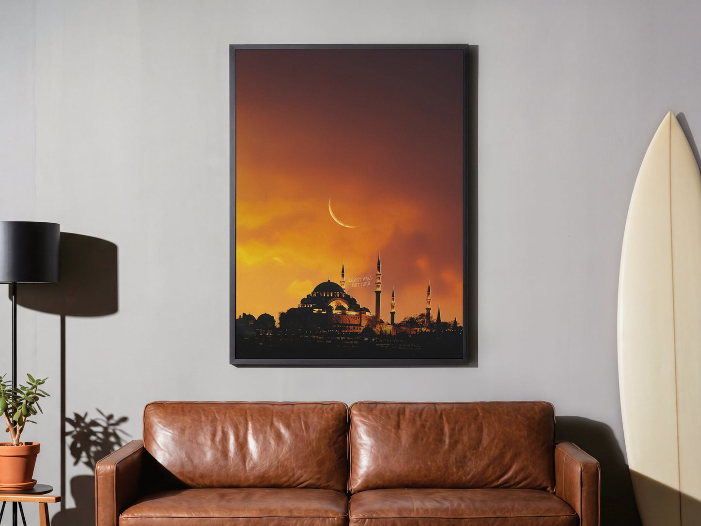 Mystical Night - Mosque Silhouette
