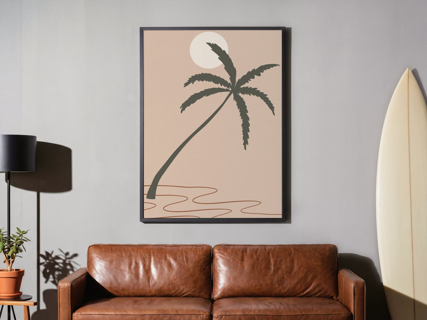 Gentle Palm Wave - Light breeze