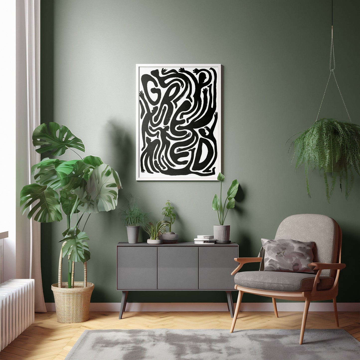 Greed - Human Typography