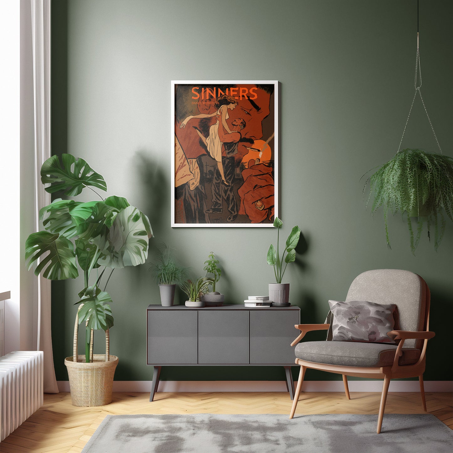 Dance with Devil - Pulp Illustration