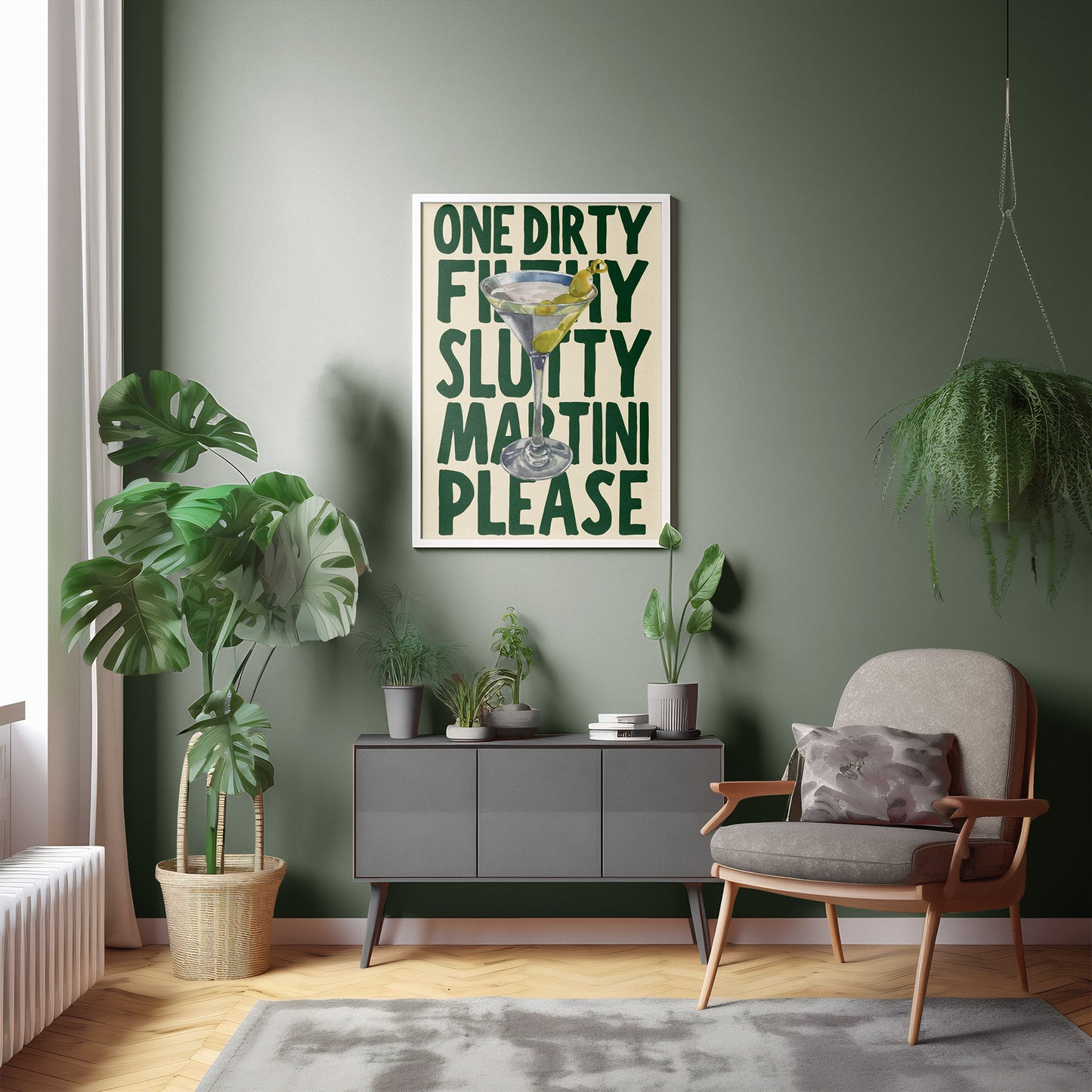 Dirty Martini - Typografie Kunst