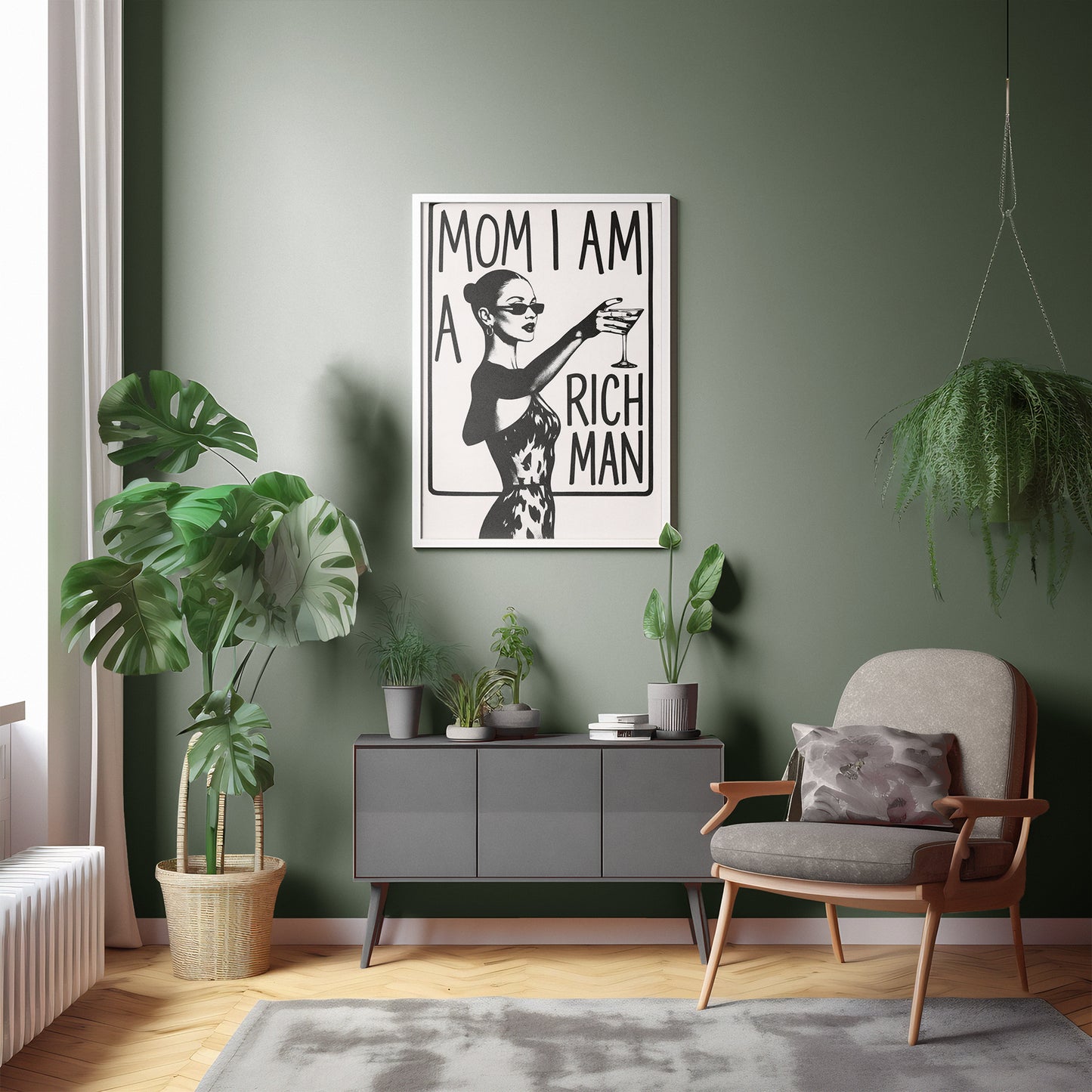 Ikonisches Zitat - I Am A Rich Man