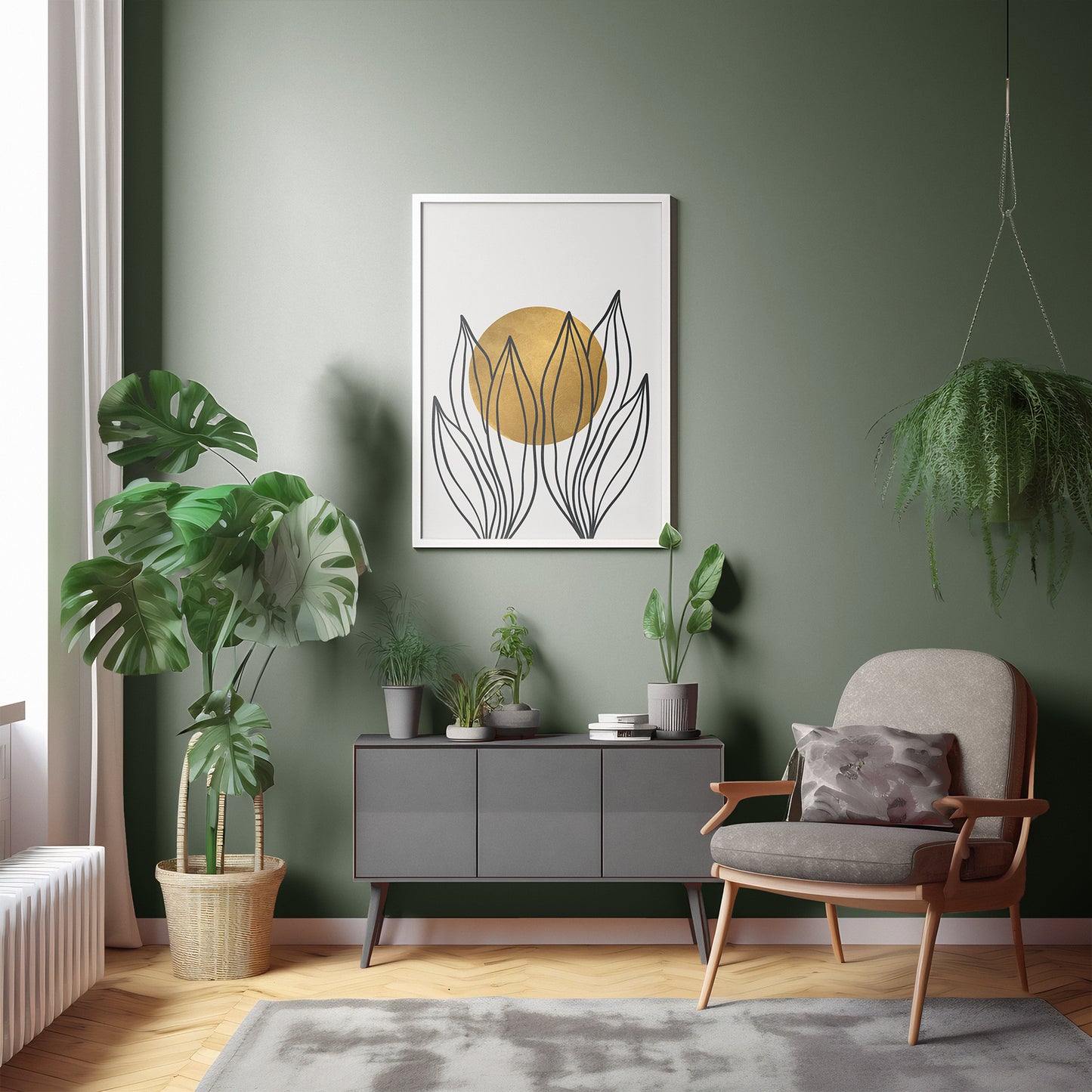 Abstract Gardening - Golden Sun