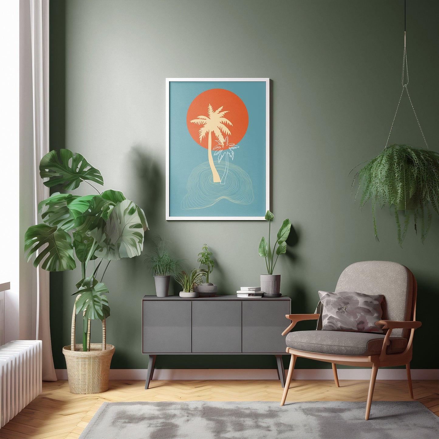 Orange Dream - Palm Sunset